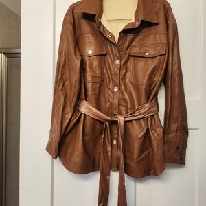 Women's Brown Leather Jacket